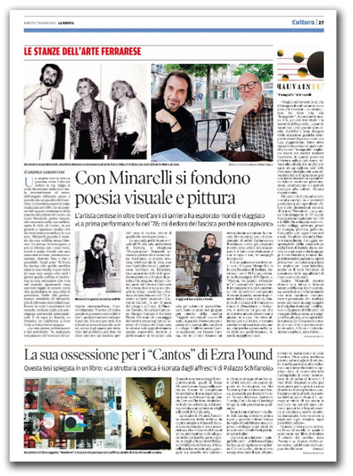 2014_06_07 La Nuova Ferrara Enzo Minarelli